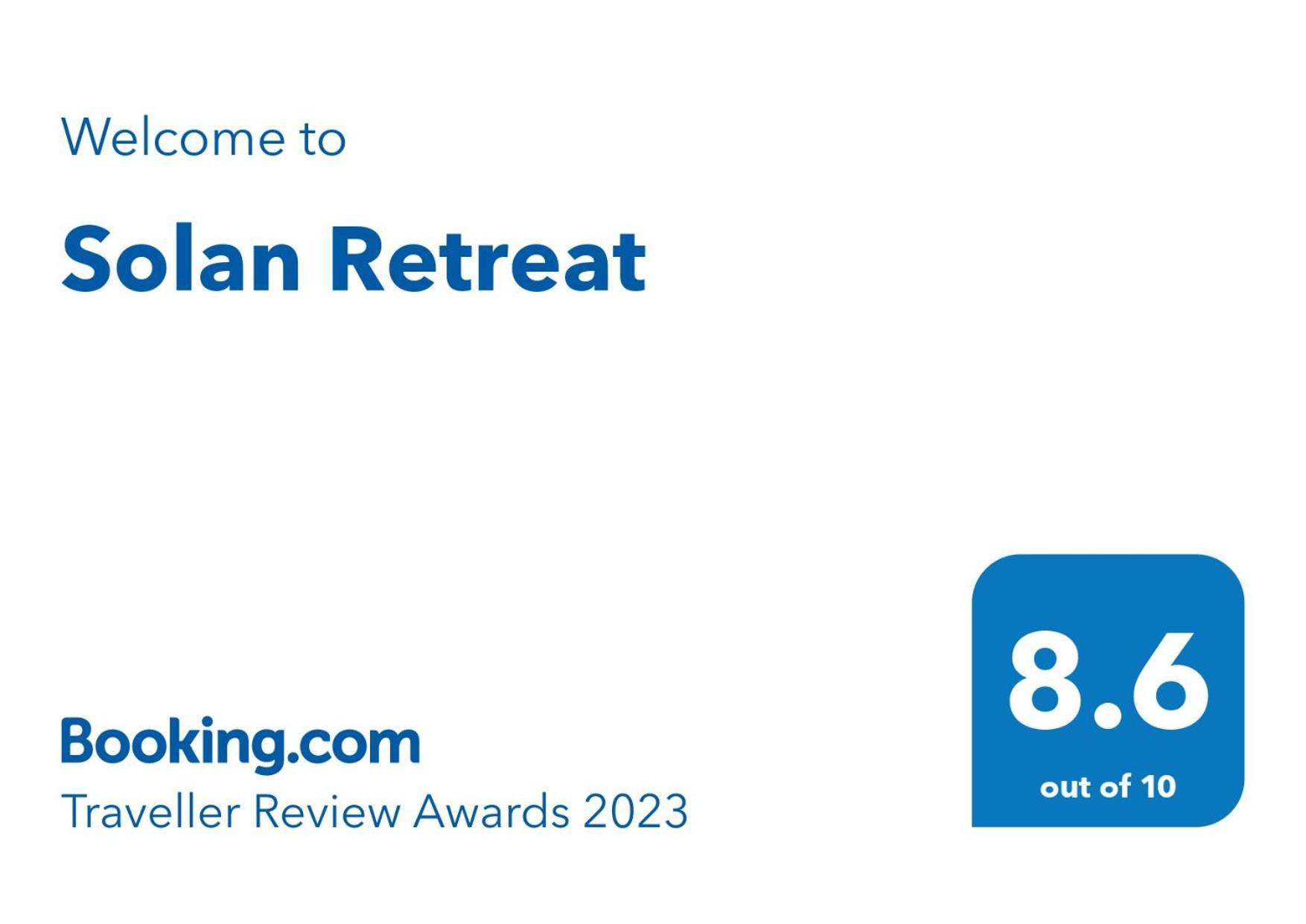 לינה וארוחת בוקר Solan Retreat מראה חיצוני תמונה